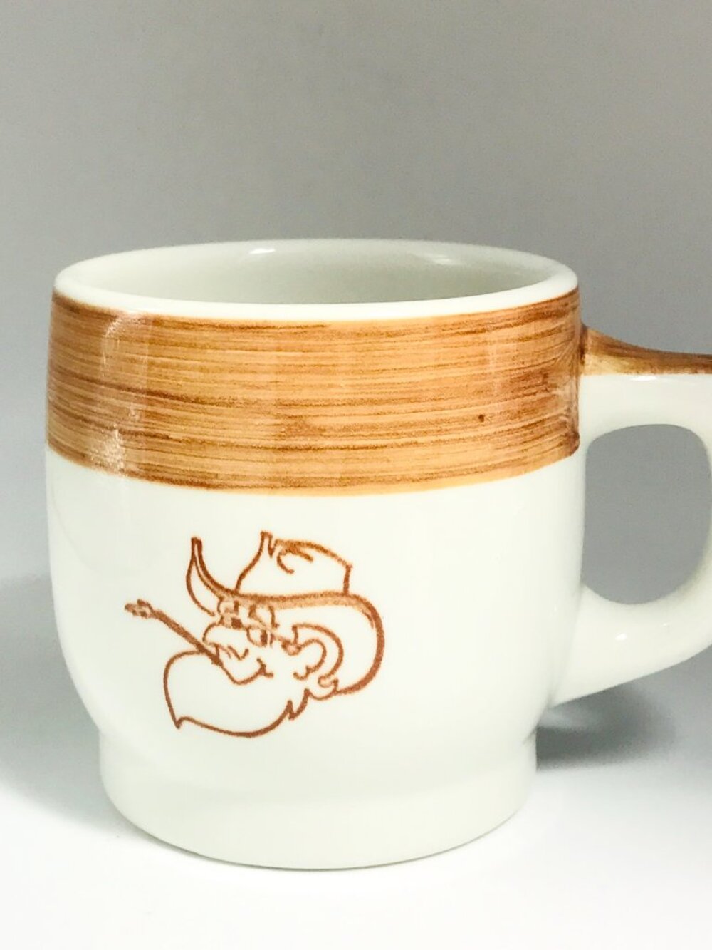 Vintage Hungry Farmer Restaurant Coffee Mug Mayer China USA